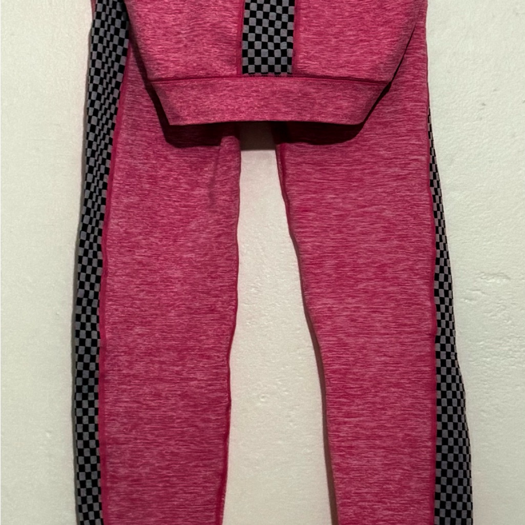 Forever 21 Pink And Black Activewear Set